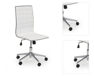 Kancelárska stolička Tirol - biela 3
