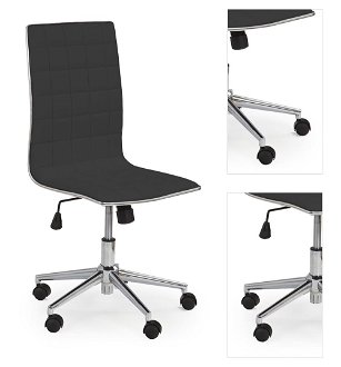 Kancelárska stolička Tirol - čierna 3