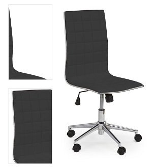 Kancelárska stolička Tirol - čierna 4