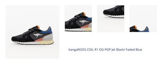 KangaROOS COIL R1 OG POP Jet Black/ Faded Blue 1