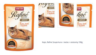 Kaps. Rafine Soupe kura + kacka + cestoviny 100g 1