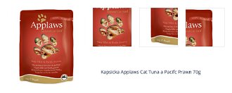 Kapsicka Applaws Cat Tuna a Pacifc Prawn 70g 1