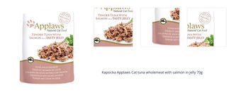 Kapsicka Applaws Cat tuna wholemeat with salmon in jelly 70g 1