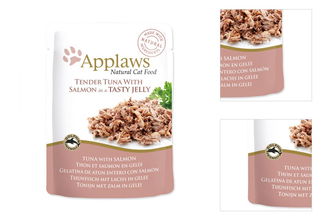 Kapsicka Applaws Cat tuna wholemeat with salmon in jelly 70g 3