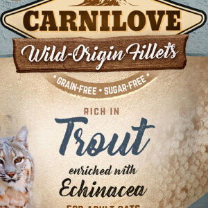 Kapsička Carnilove Cat Pouch pstruh a echinacea 85 g 5