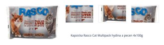 Kapsicka Rasco Cat Multipack hydina a pecen 4x100g 1