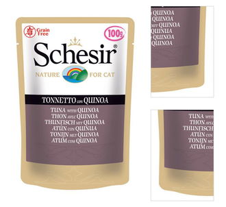 Kapsicka SCHESIR Cat tuniak+quinoa 100g 3