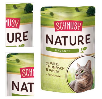 Kapsicka Schmusy Nature´s Menu zverina tuniak 100g 4