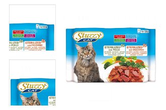 Kapsicka STUZZY Cat multipack Sterilized kuracie+morcacie 4x100g 4