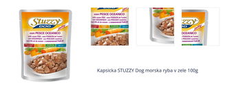 Kapsicka STUZZY Dog morska ryba v zele 100g 1