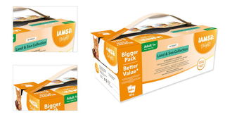 Kapsičky IAMS výber z morských a suchozemských mäs v omáčke multipack 4080g 4