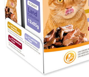 Kapsičky IAMS výber zo suchozemského mäsa v omáčke multipack 1020g (12x85gr) 8