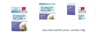 Kaps.SchmusyFish tuniak - sardinky 100g 1