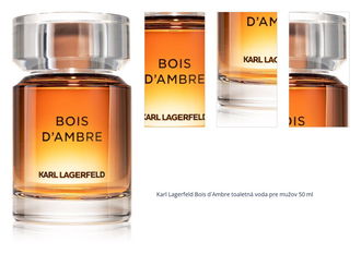 Karl Lagerfeld Bois d´Ambre toaletná voda pre mužov 50 ml 1