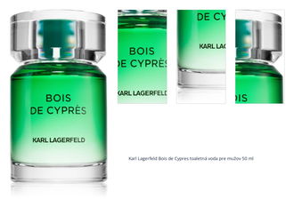 Karl Lagerfeld Bois de Cypres toaletná voda pre mužov 50 ml 1