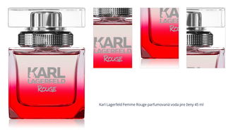 Karl Lagerfeld Femme Rouge parfumovaná voda pre ženy 45 ml 1