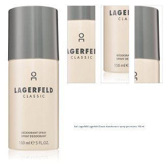 Karl Lagerfeld Lagerfeld Classic dezodorant v spreji pre mužov 150 ml 1