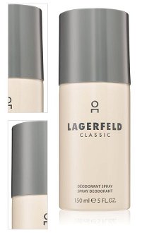 Karl Lagerfeld Lagerfeld Classic dezodorant v spreji pre mužov 150 ml 4