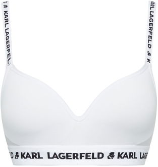 Karl Lagerfeld Podprsenka  čierna / biela