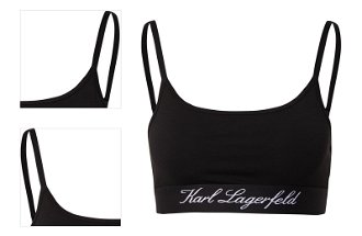 Karl Lagerfeld Podprsenka 'Hotel'  čierna / biela 4