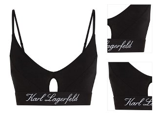 Karl Lagerfeld Podprsenka 'Hotel'  čierna / biela 3