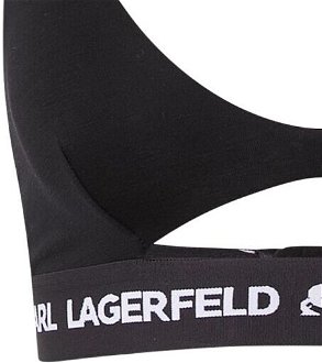 Karl Lagerfeld Podprsenka 'Peephole'  čierna / biela 8