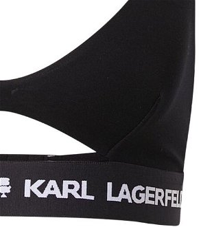 Karl Lagerfeld Podprsenka 'Peephole'  čierna / biela 9