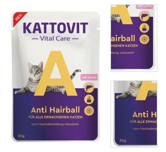 Kattovit Anti Hairball kapsička losos 85 g 3