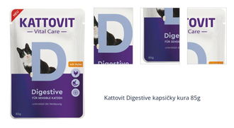 Kattovit Digestive kapsičky kura 85g 1