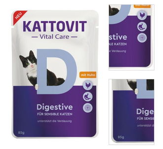 Kattovit Digestive kapsičky kura 85g 3