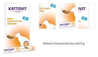 Kattovit špecial Urinary krém kura 6x15 g 1