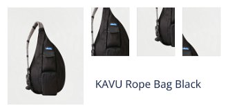 KAVU Rope Bag Black 1
