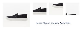 Kenzo Slip-on sneaker Anthracite 1