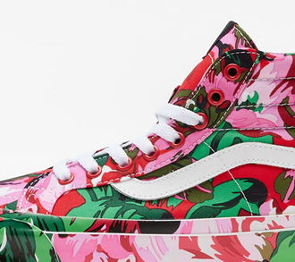 KENZO x Vans Vault OG Sk8-Hi LX Floral Red/ True White 5