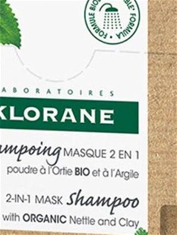 KLORANE Šampón / Maska 2v1 BIO žihľava a íl 8 x 3 g 5