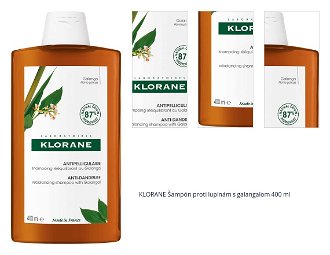 KLORANE Šampón proti lupinám s galangalom 400 ml 1