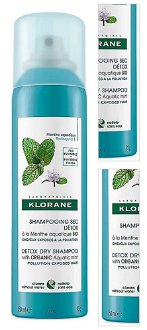 KLORANE Suchý šampón mäta vodný-detox 150 ml 3