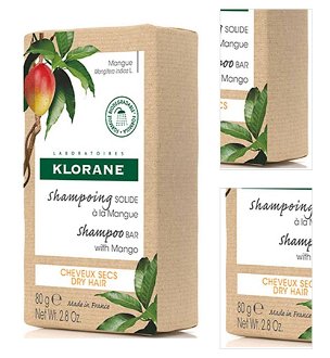 KLORANE Tuhý šampon s mangom 80 g 3