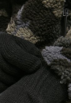 Knitted gloves black 7