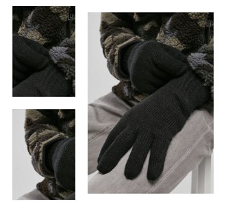 Knitted gloves black 4