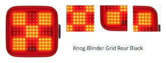 Knog Blinder Grid Black 100 lm Cyklistické svetlo 1