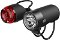 Knog Plug Black Front 250 lm / Rear 10 lm Cyklistické svetlo