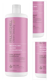 Kondicionér na ochranu farby vlasov Paul Mitchell Clean Beauty Color Protect Conditioner - 1000 ml (121194) + darček zadarmo 3