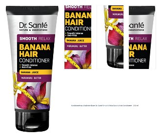 Kondicionér na uhladenie vlasov Dr. Santé Smooth Relax Banana Hair Conditioner - 200 ml 1