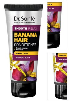 Kondicionér na uhladenie vlasov Dr. Santé Smooth Relax Banana Hair Conditioner - 200 ml 3