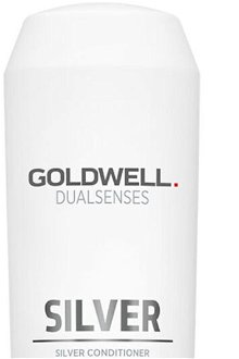 Kondicionér pre blond a šedivé vlasy Goldwell Dualsenses Silver - 200 ml (206242) + DARČEK ZADARMO 6