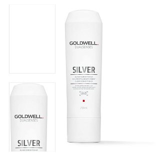 Kondicionér pre blond a šedivé vlasy Goldwell Dualsenses Silver - 200 ml (206242) + DARČEK ZADARMO 4