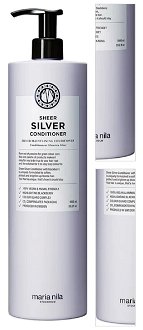 Kondicionér pre neutralizáciu žltých tónov Maria Nila Sheer Silver Conditioner - 1000 ml (NF02-3644) + darček zadarmo 3