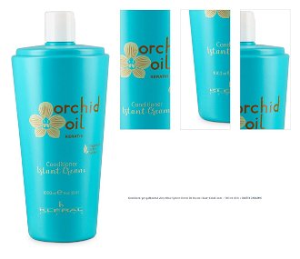 Kondicionér pre poškodené vlasy Kléral System Orchid Oil Instant Cream Conditioner - 1000 ml (201) + darček zadarmo 1