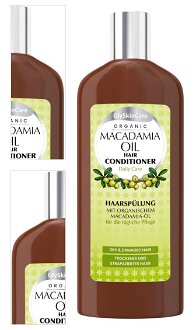 Kondicionér pre suché a poškodené vlasy GlySkinCare Organic Macadamia Oil Hair Conditioner - 250 ml (WYR000177) 4